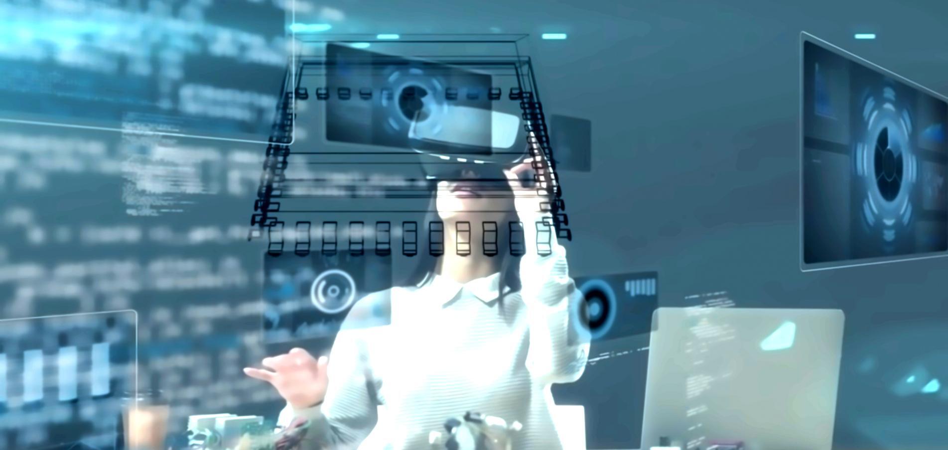 Students working on prototype game mechanics in development environment